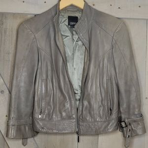 ESPIRT grey moto jacket